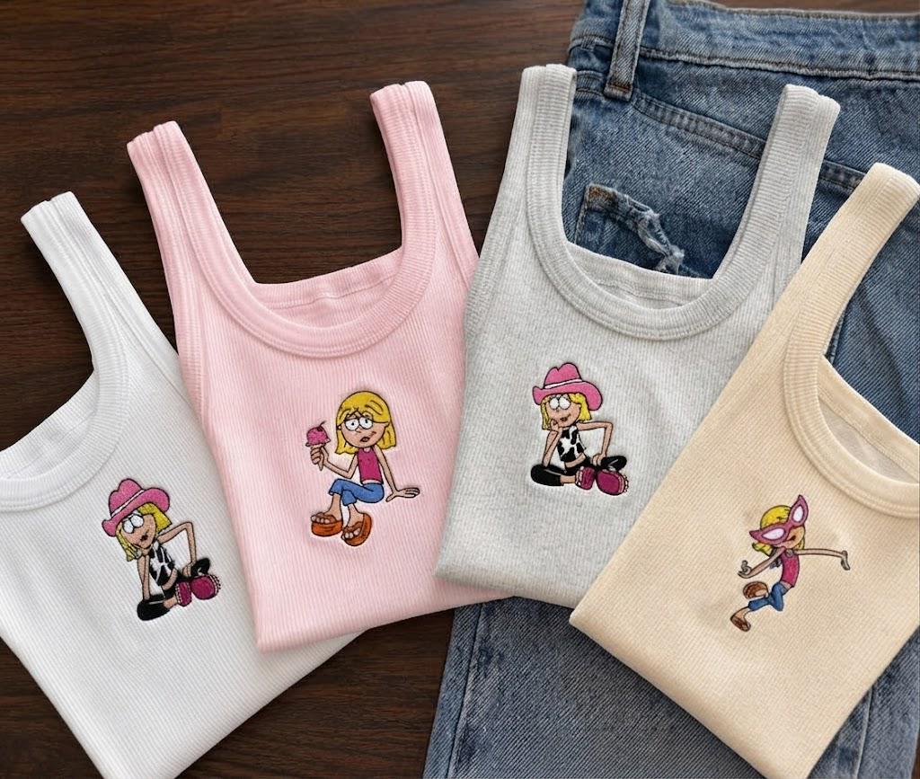 This Is What Dreams Are Made Of Embroidered Tank Top, Lizzie McGuire Y2K Crop Shirt for Disney Inspired Vacation Outfit