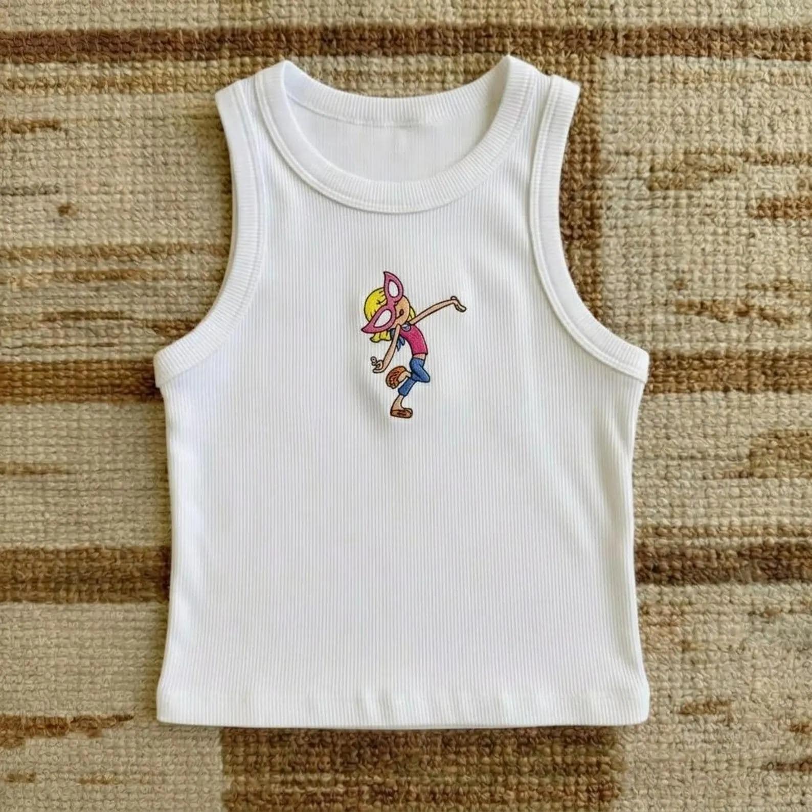 This Is What Dreams Are Made Of Embroidered Tank Top, Lizzie McGuire Y2K Crop Shirt for Disney Inspired Vacation Outfit - photo 4