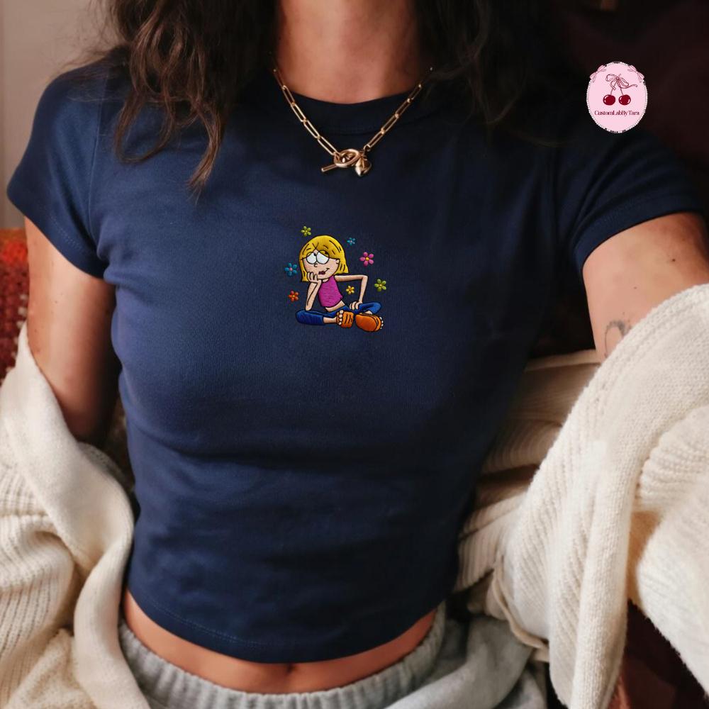 Embroidered Disney Lizzie McGuire Lace Trim Tank Top with This Is What Dreams Are Made Of – Disney Channel Music Baby Tee Crop Top - photo 7
