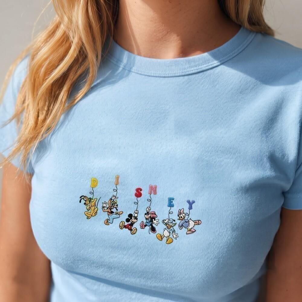 Embroidered Disney Toy Story Lace Trim Tank Top Cami with Cute Ribbed Trim – Magic Kingdom Outfit and Disneyland Trip Shirt for Women - photo 5