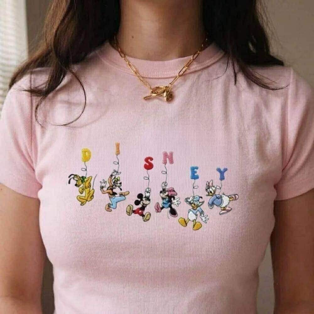 Embroidered Disney Mickey and Friends Lace Trim Tank Top with Toy Story Cami – Cute Ribbed Trim Magic Kingdom Outfit for Women - photo 4