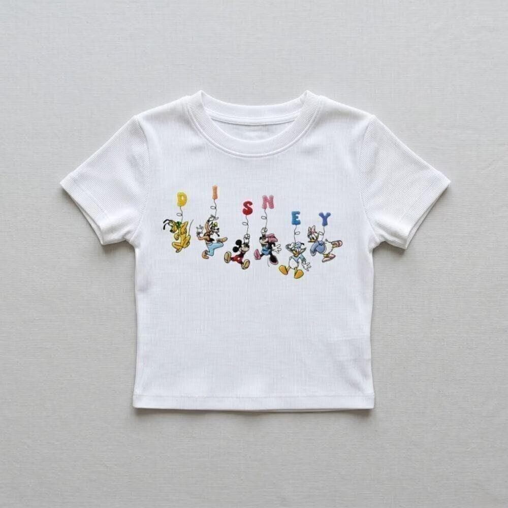 Embroidered Disney Mickey and Friends Lace Trim Tank Top with Toy Story Cami – Cute Ribbed Trim Magic Kingdom Outfit for Women - photo 7