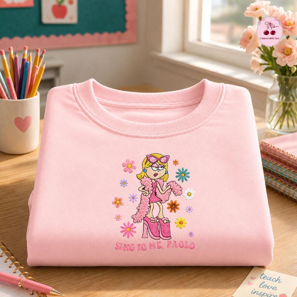 Embroidered Disney Lizzie McGuire Baby Tee Crop Top Tank with This Is What Dreams Are Made Of – Disney Channel Music Lace Trim Tank Top - photo 6