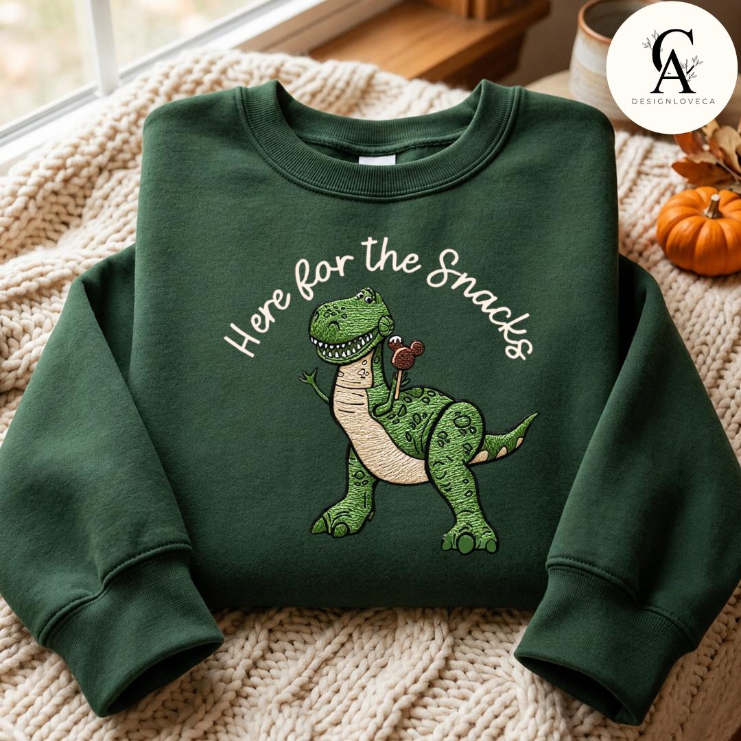 Embroidered Disney Snacks Baby Tee Crop Tank with Here for the Snacks – Epcot Snacking Around the World Team Lace Trim Tank Top - photo 4
