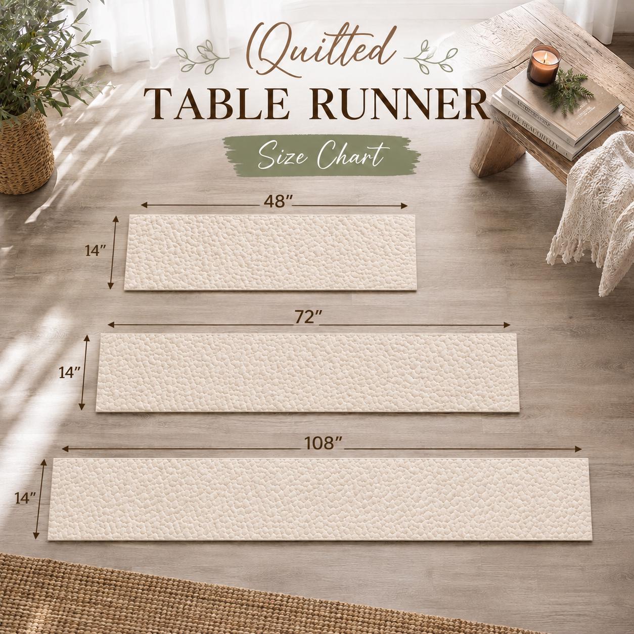Quilted Style Table Runner for Thanksgiving – Rustic Farmhouse Home Decorating and Spooky Autumn Pumpkin Decor - photo 6