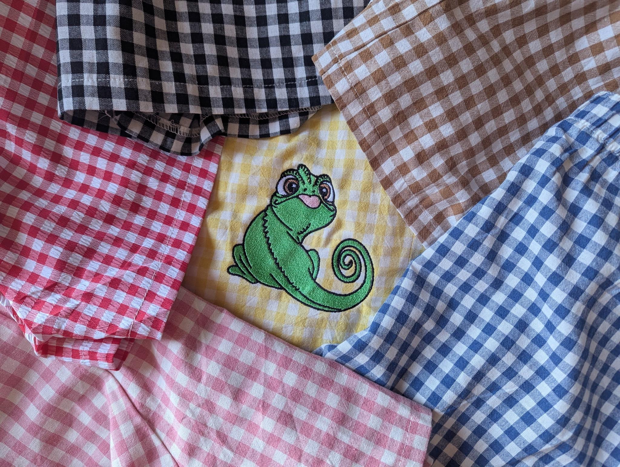 Womens Embroidered Disney Boxer Shorts with Mickey, Minnie and Flounder Animal Characters for Disneyland WDW Summer Vibes - photo 3