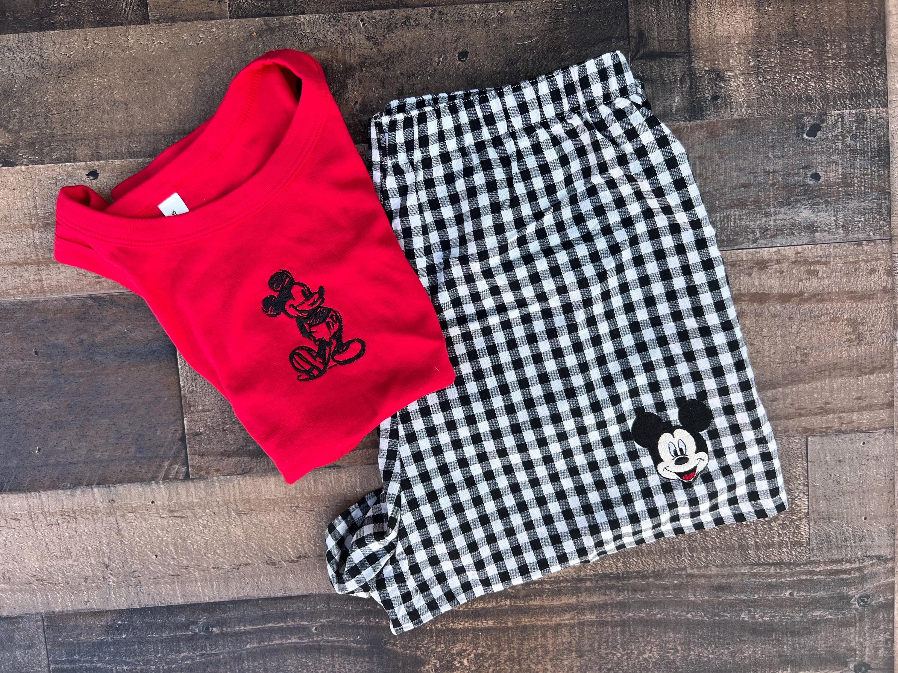 Womens Embroidered Disney Boxer Shorts with Mickey, Minnie and Flounder Animal Characters for Disneyland WDW Summer Vibes - photo 11