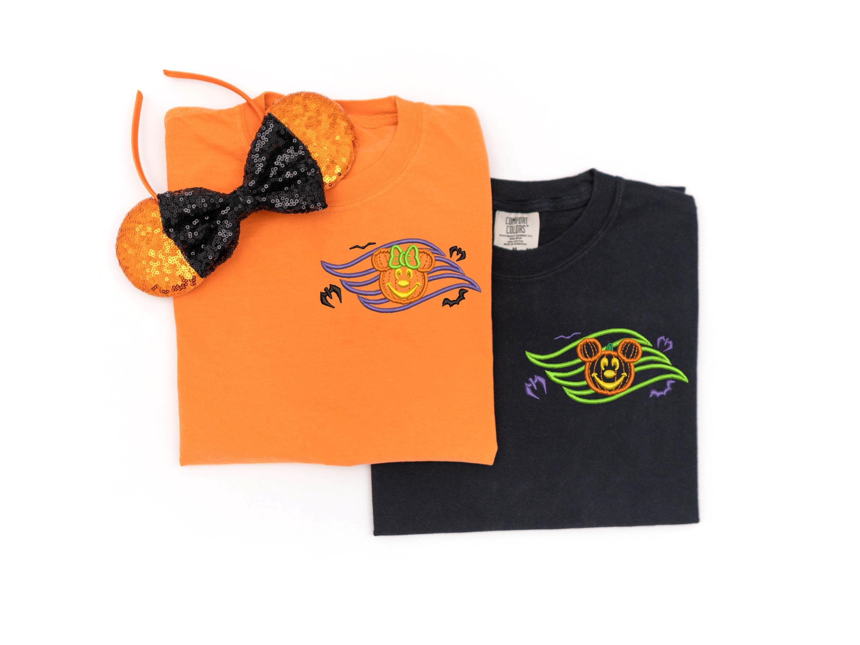 Disney Cruise Halloween on the High Seas Embroidered Sweatshirt – Disney Cruise Apparel and Youth Shirt for Cruise Trips