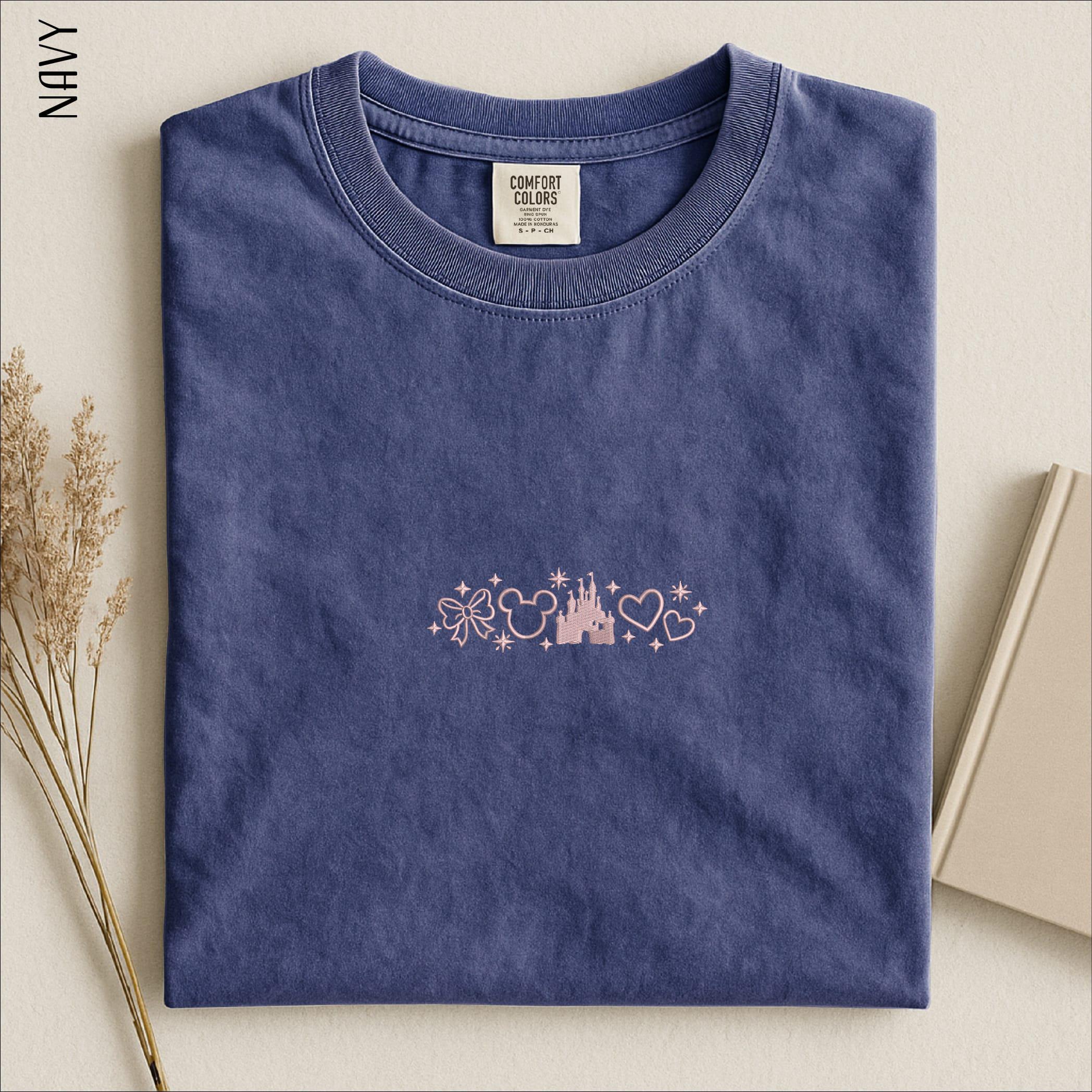 Embroidered Disney Magic Kingdom Shirt – Walt Disney World Sweatshirt and Comfort Colors T-Shirt Gift for Her - photo 2
