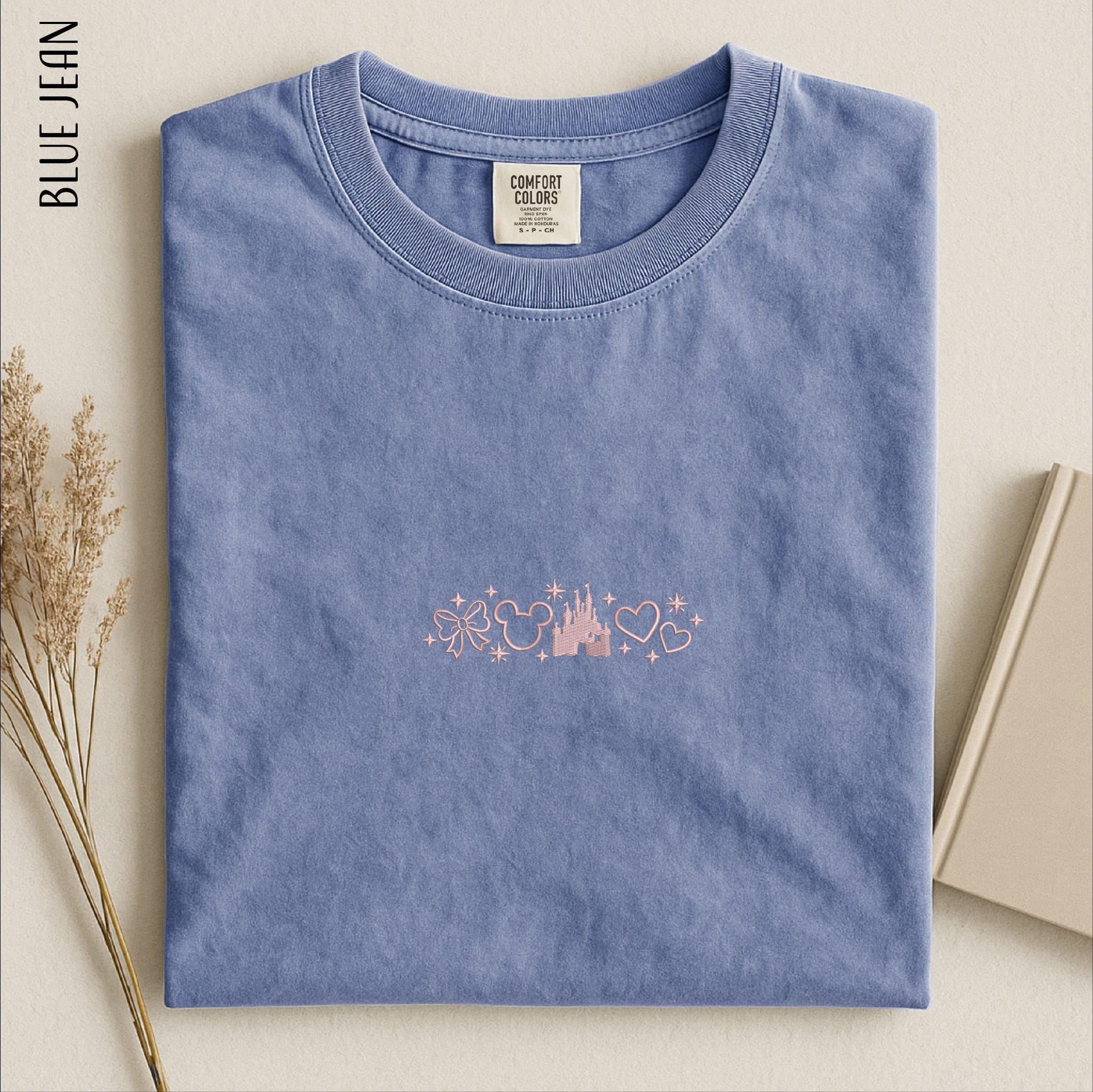 Embroidered Disney Magic Kingdom Shirt – Walt Disney World Sweatshirt and Comfort Colors T-Shirt Gift for Her - photo 6
