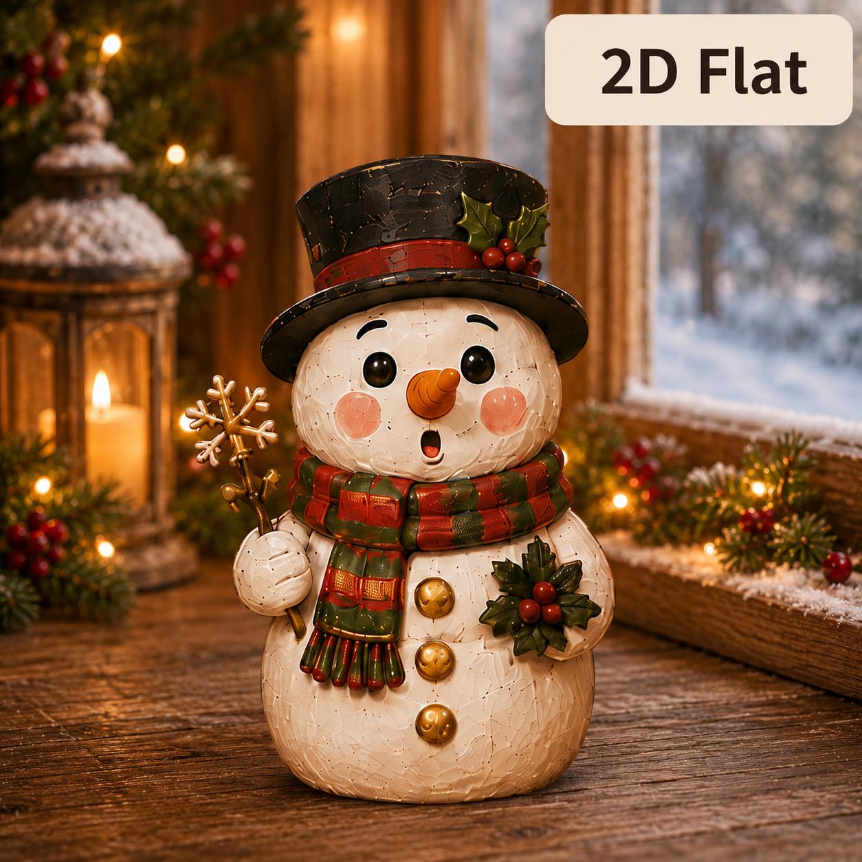 Christmas Character Wooden Block Set with Santa Mrs Claus Elf Reindeer Snowman and Nutcracker Shelf Decor - photo 6
