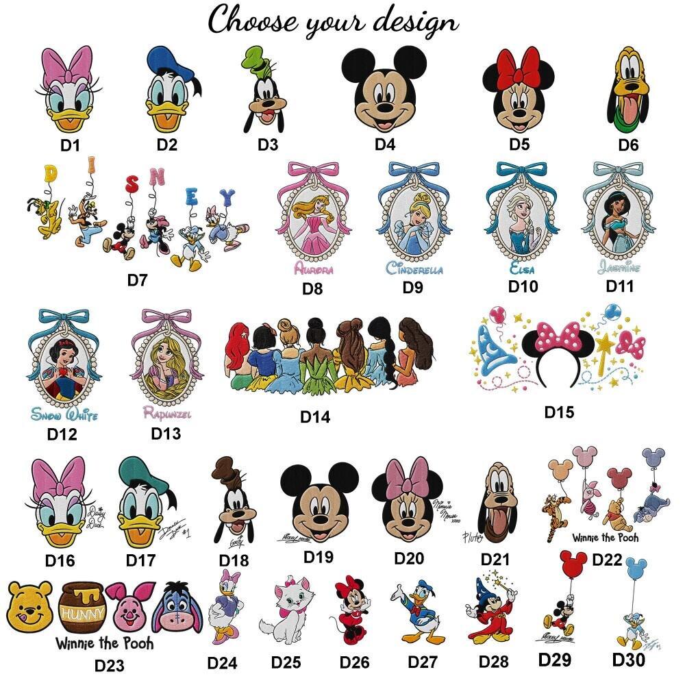 Embroidered Disney Mickey Mouse and Friends Baby Tee – Lace Trim Tank Top Girl Shirt for Disney Family Vacation Gift - photo 10