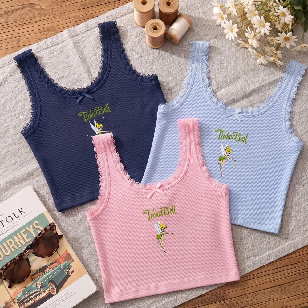 Embroidered Vintage Disney Peter Pan Tinker Bell Baby Tee and Tank Top – Neverland Fairy Toddler Girl Shirt for a Disney Trip - photo 8