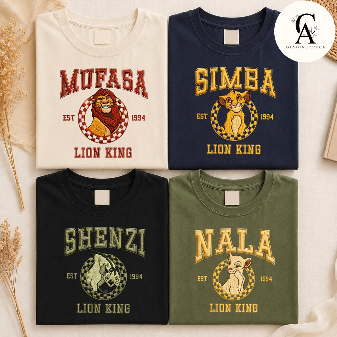 Embroidered Lion King Disney Animal Kingdom Lace Trim Tank Top with Mufasa Simba Timon Pumbaa Zazu – Safari Trip Baby Tee Crop Tank - photo 11