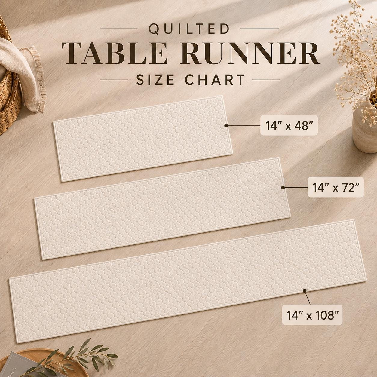 Table Runner – Quilt Style Beach House Table Centerpiece with Coastal Ocean Seashell Starfish Beach Dining Decor and Pastel Wave Summer - photo 2