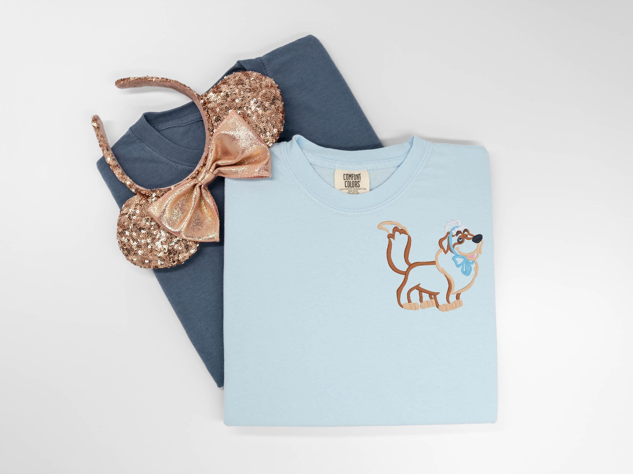 Embroidered Nana Peter Pan T-Shirt and Disney Vacation Sweatshirt with a Neverland Fairy for a Dog Mom