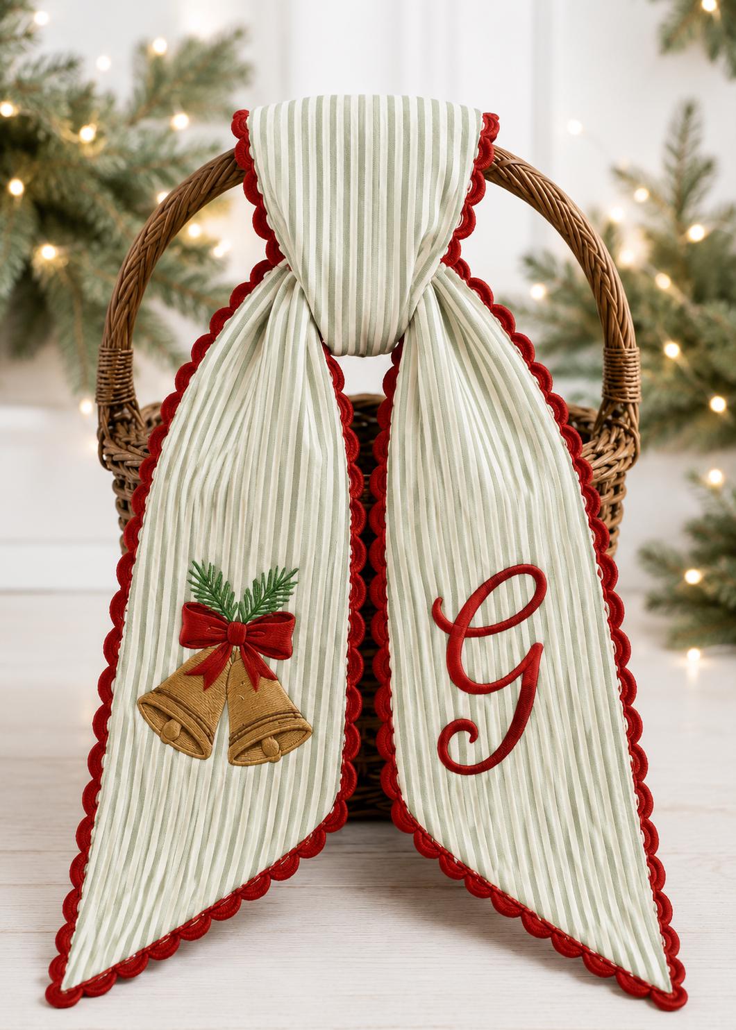 Wreath Sash Custom All-season Monogram Bow Bundle with Choose 4 or 8 Set Plus Personalized Grandma Football Pumpkin Door Decor - photo 7