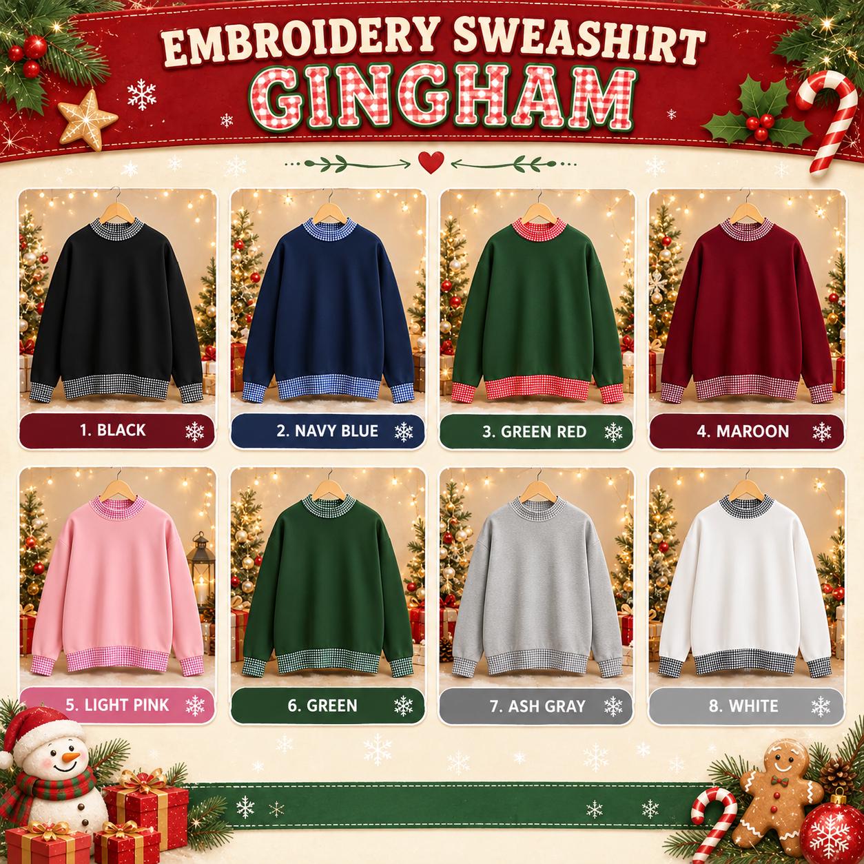 Embroidered Mickey Disney Christmas Sweatshirt – Tis the Season Cozy Holiday Crewneck Pullover Sweater and Christmas Gift - photo 5