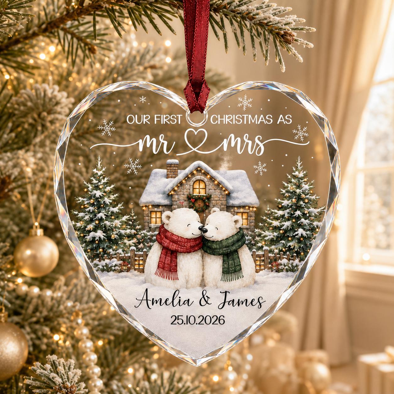 Crystal Glass Ornament for Holiday Tree Decoration - photo 6