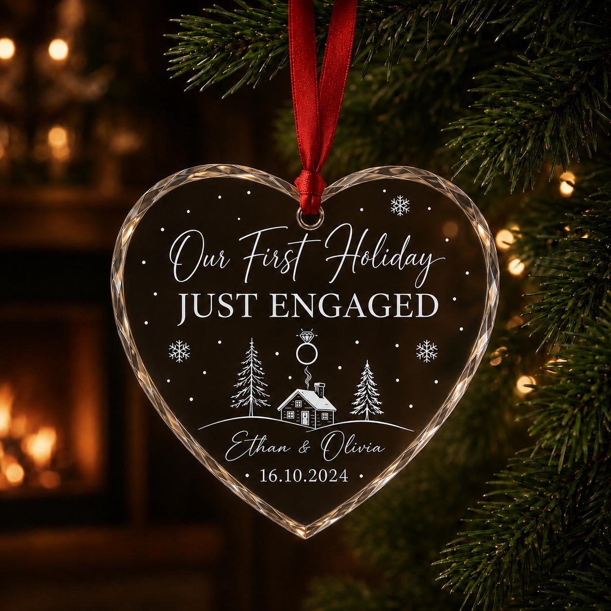 Personalized First Christmas Ornament for Mr and Mrs Penguin Couple Keepsake with Custom Name Newlywed Gift 2026