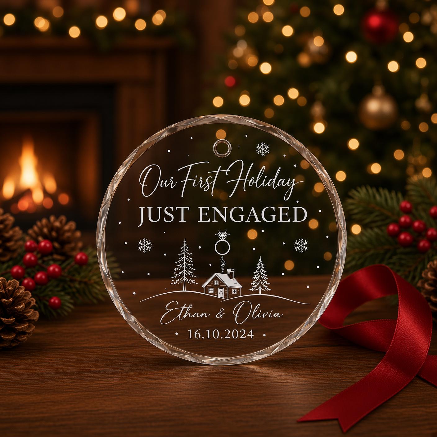 Personalized First Christmas Ornament for Mr and Mrs Penguin Couple Keepsake with Custom Name Newlywed Gift 2026 - photo 8