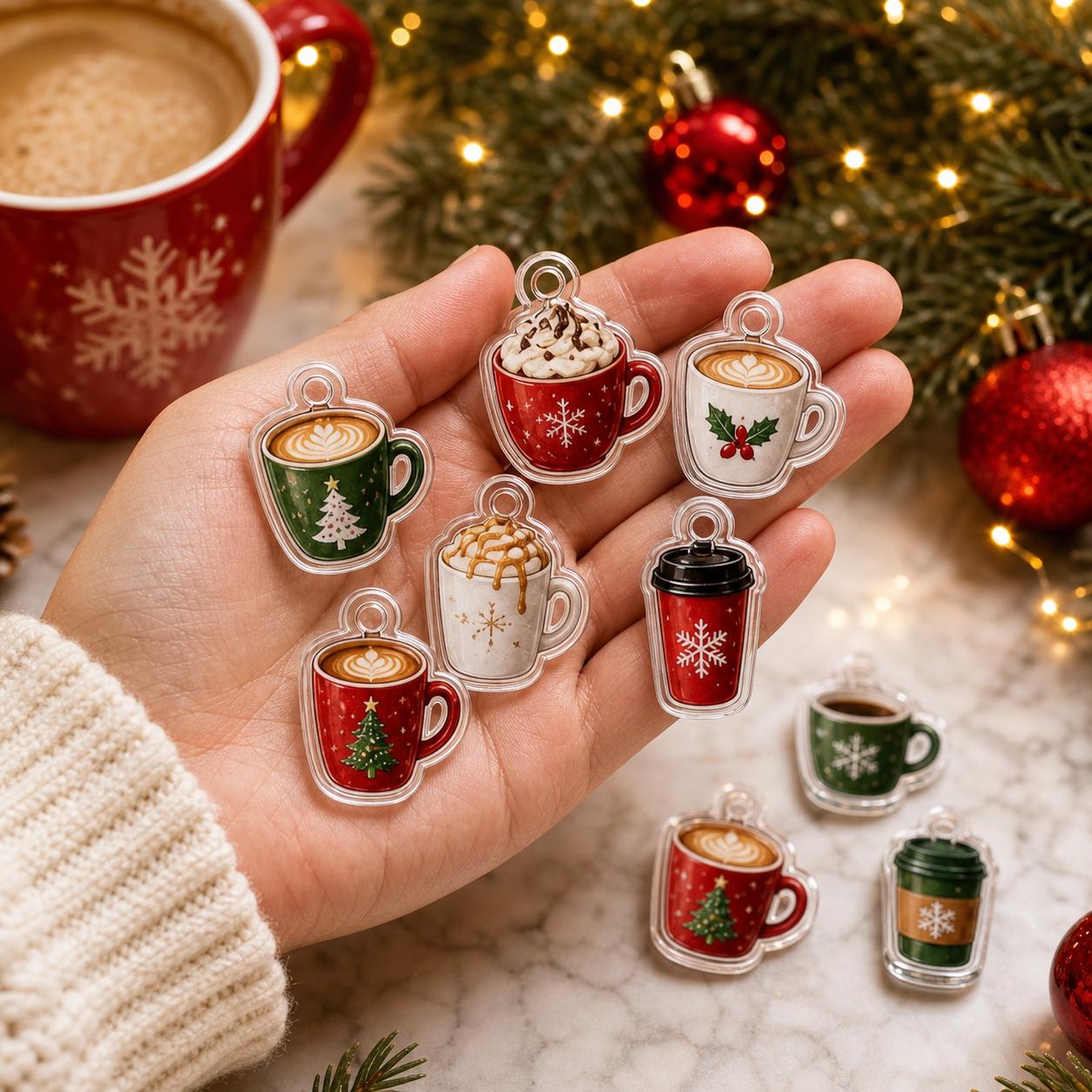 Christmas Coffee Blind Box Advent Calendar 2026 with Lover Charm Countdown and Mystery Box for Holiday Gift for Coffee Lovers - photo 5