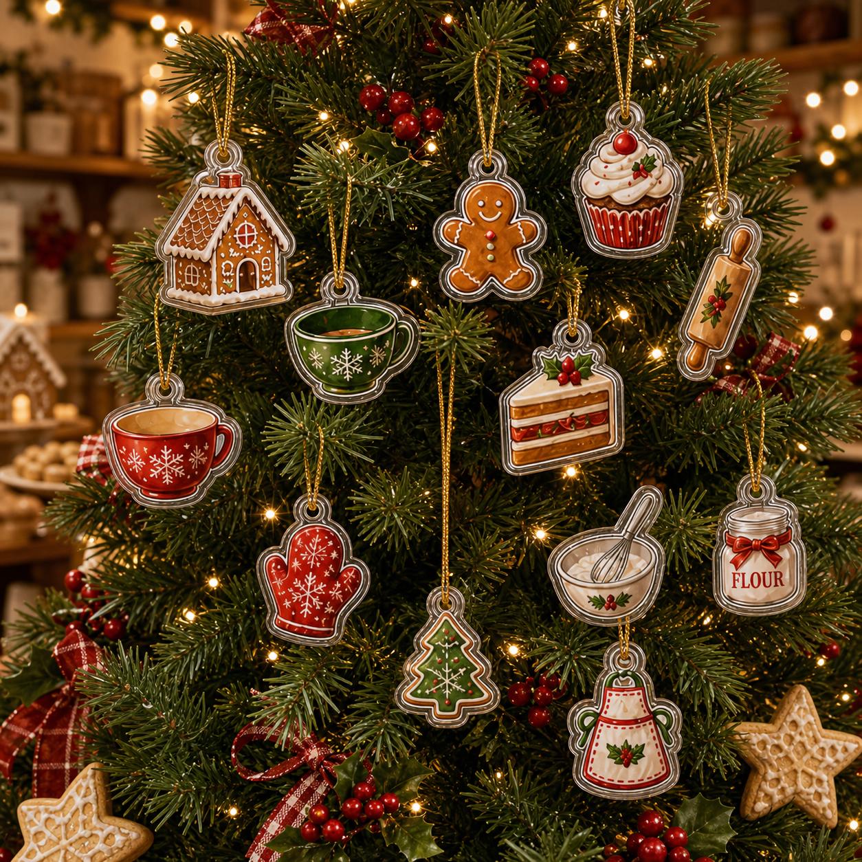 Bakery Blind Box Charm Set Christmas Advent Calendar 2026 – Gingerbread Countdown Holiday Gift for Bakers and Baking Lovers - photo 2