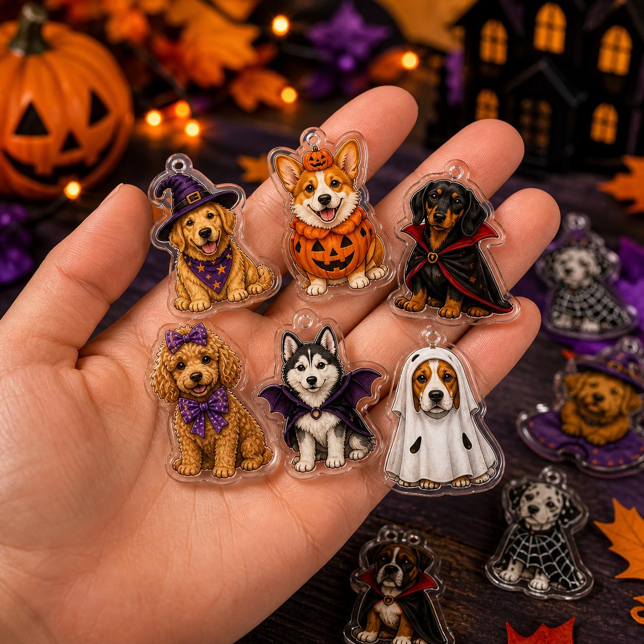 Halloween Dog Blind Box Advent Calendar 2026 – Spooky Puppy Mystery Charm Countdown Box Gift for Dog Lovers - photo 5
