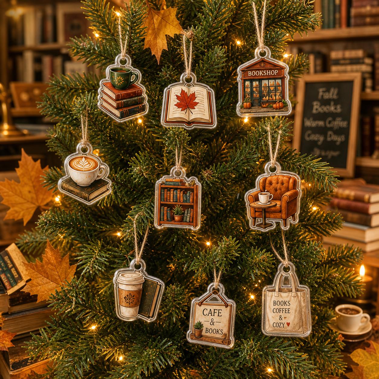 Fall Advent Calendar – 24 Days 2026 Blind Box Book and Coffee Charm Set for Cozy Bookshop Countdown and Autumn Reader Lover Gift - photo 2