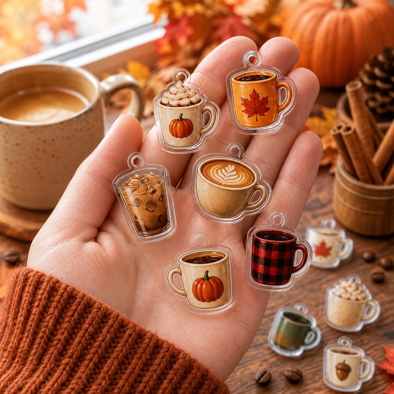 24 Days Fall Coffee Lover Advent Calendar 2026 – Autumn Cafe Countdown With Blind Box Charm Set And Cozy Gift For Coffee Lovers - photo 5
