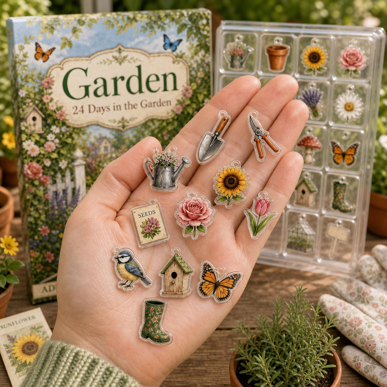 24 Days Garden Advent Calendar 2026 – Gardening Countdown With Blind Box Charm Set And Gift For Garden Lovers - photo 2