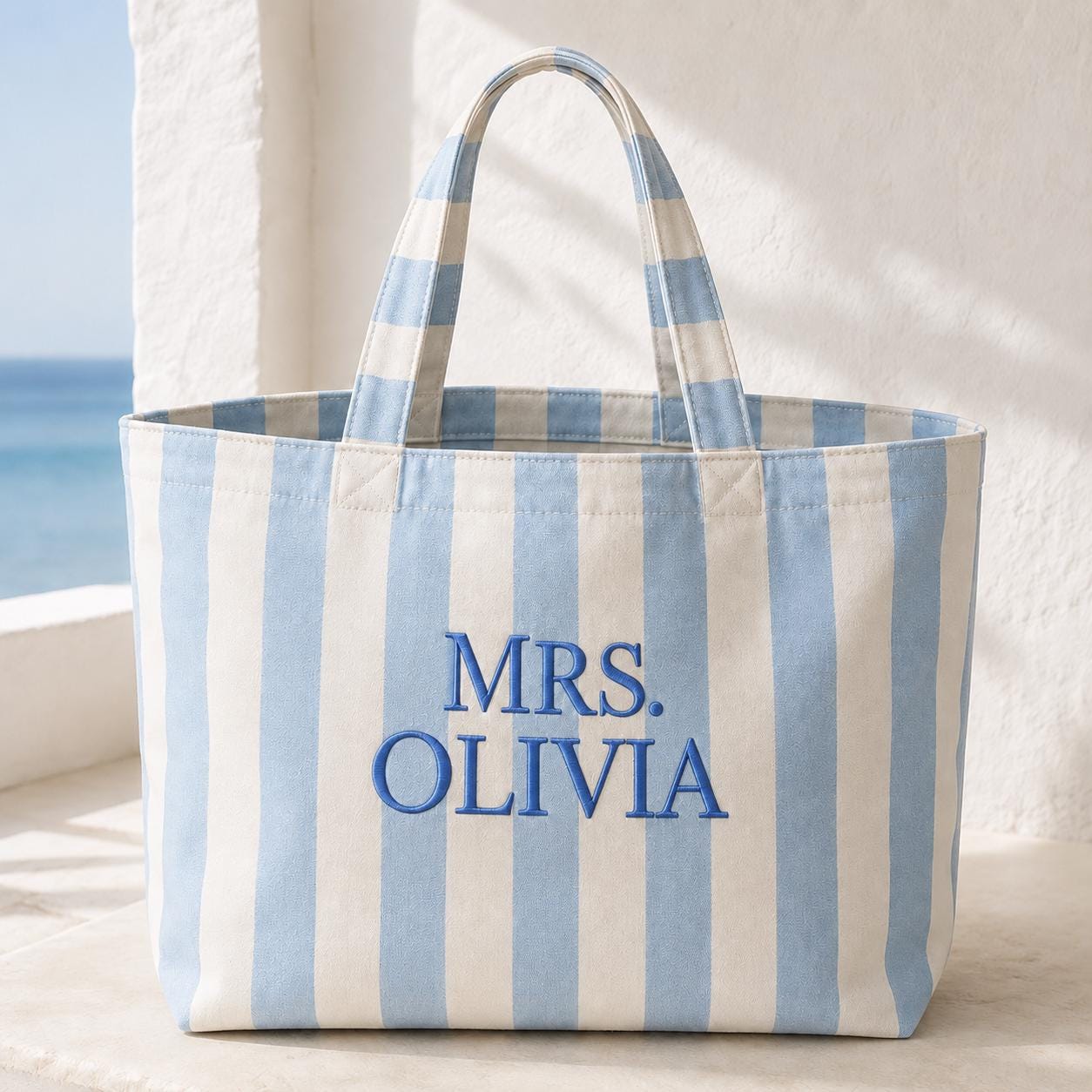Personalized Embroidery Name Tote Bag for Bridesmaid Wedding Back to School Teacher Canvas Bag Gift - photo 3