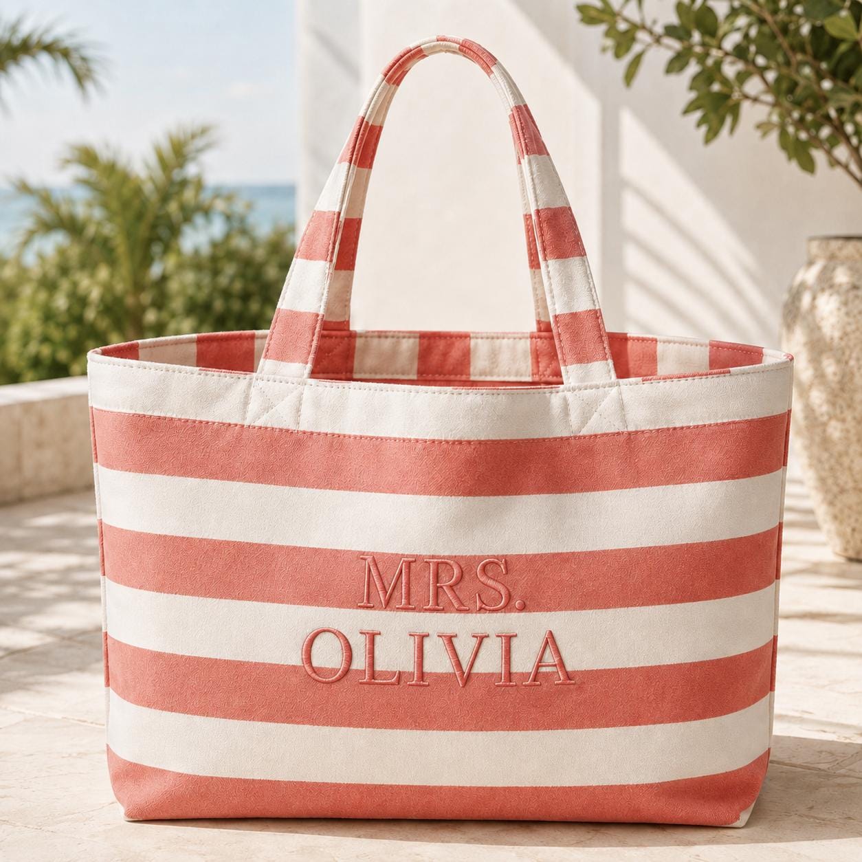 Personalized Embroidery Name Tote Bag for Bridesmaid Wedding Back to School Teacher Canvas Bag Gift - photo 9