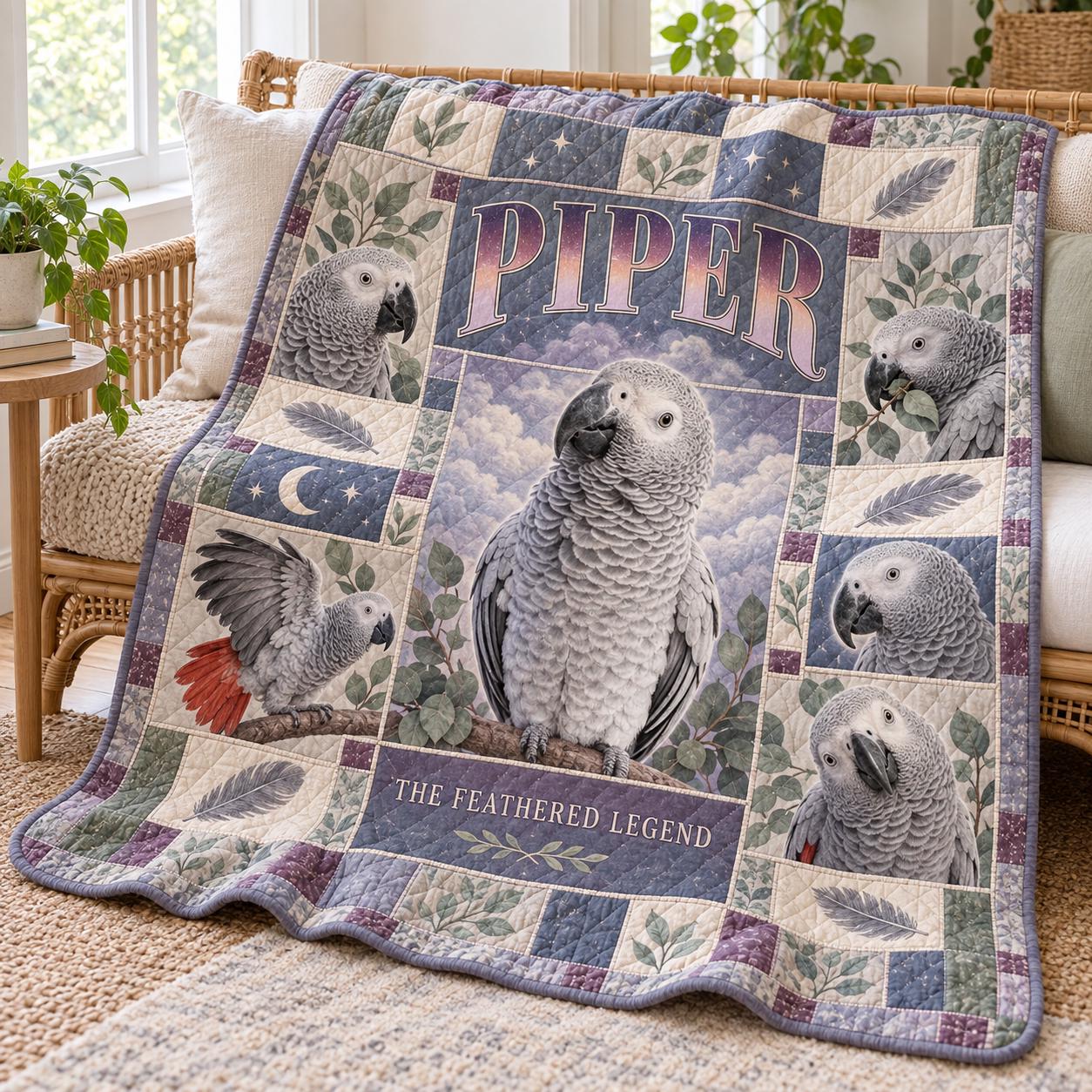 Personalized Pet Quilt Blanket with Custom Dog or Cat Photo Throw With Name and Quilt Style Memorial Bedding for Lover Gift - photo 9