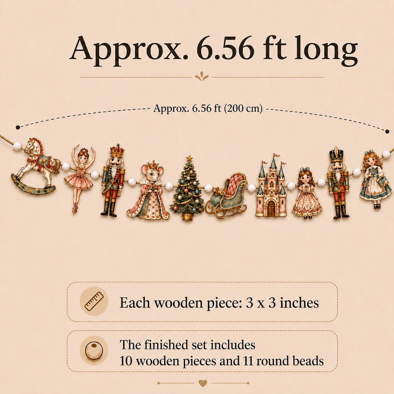 Christmas Snowman Garland with Wooden Banner and Rustic Winter Mantel Decor for Farmhouse Holiday Home Decoration - photo 5