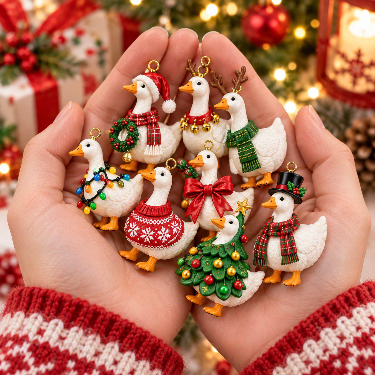 24 Days Goose Christmas Advent Calendar 2026 with Blind Box Charm Set and Funny Holiday Countdown for Christmas Gift for Lovers - photo 2