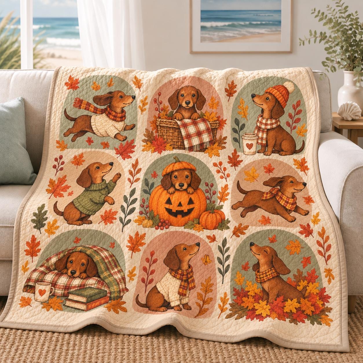 Dog Breed Blanket and Quilt Style Throw – Cozy Pet Puppy Sofa Blanket for Dog Mom Dad with Custom Dog Lover Gift - photo 3