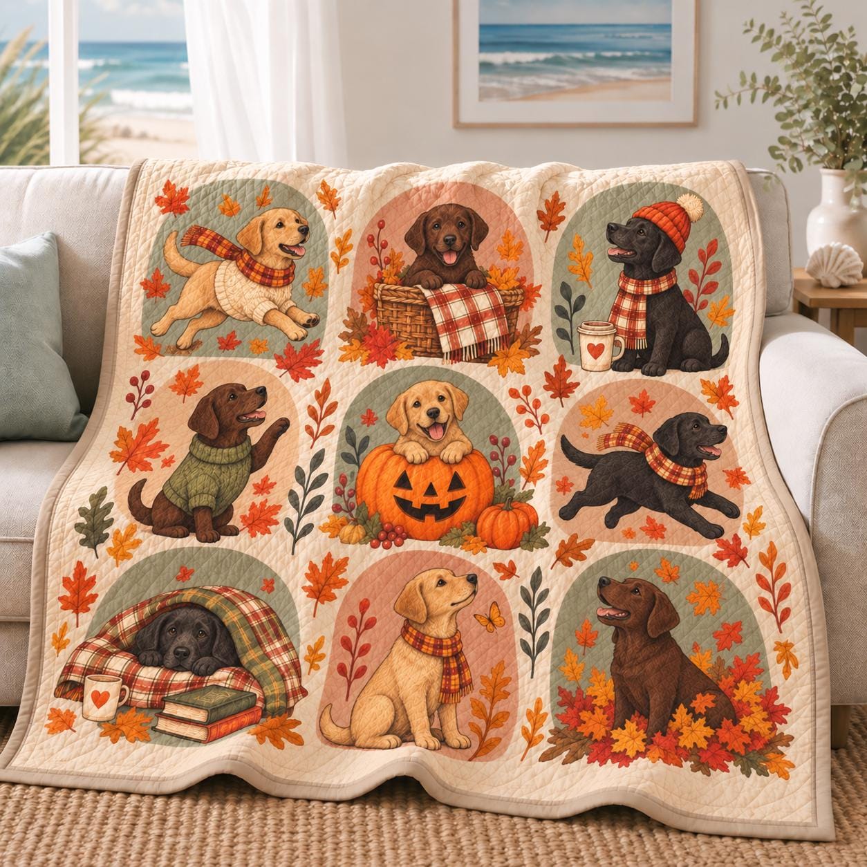 Dog Breed Blanket and Quilt Style Throw – Cozy Pet Puppy Sofa Blanket for Dog Mom Dad with Custom Dog Lover Gift - photo 7