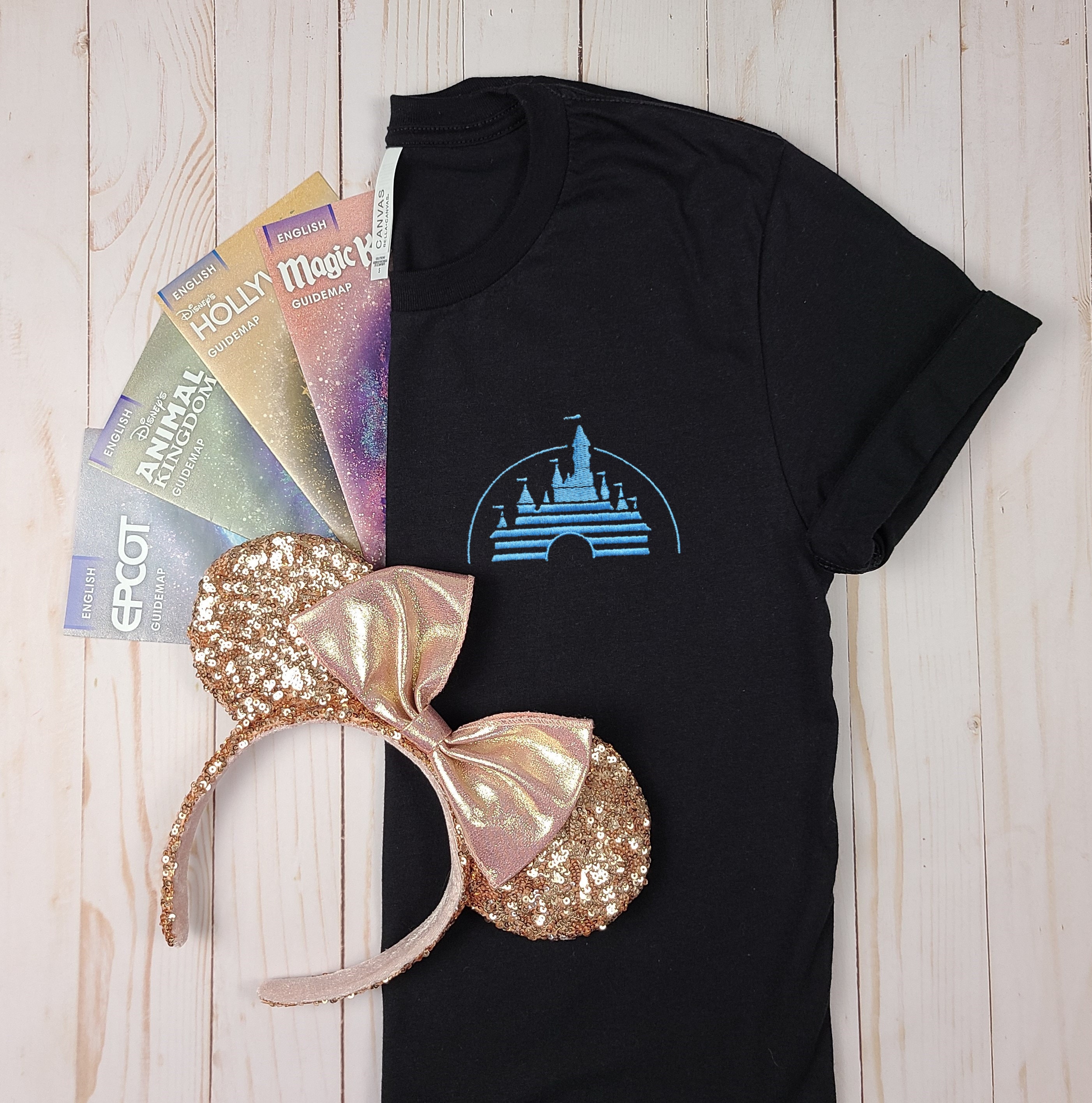 Vintage Disney Castle Embroidered Unisex Shirt for Disneyland and Walt Disney World Park Trips - photo 6