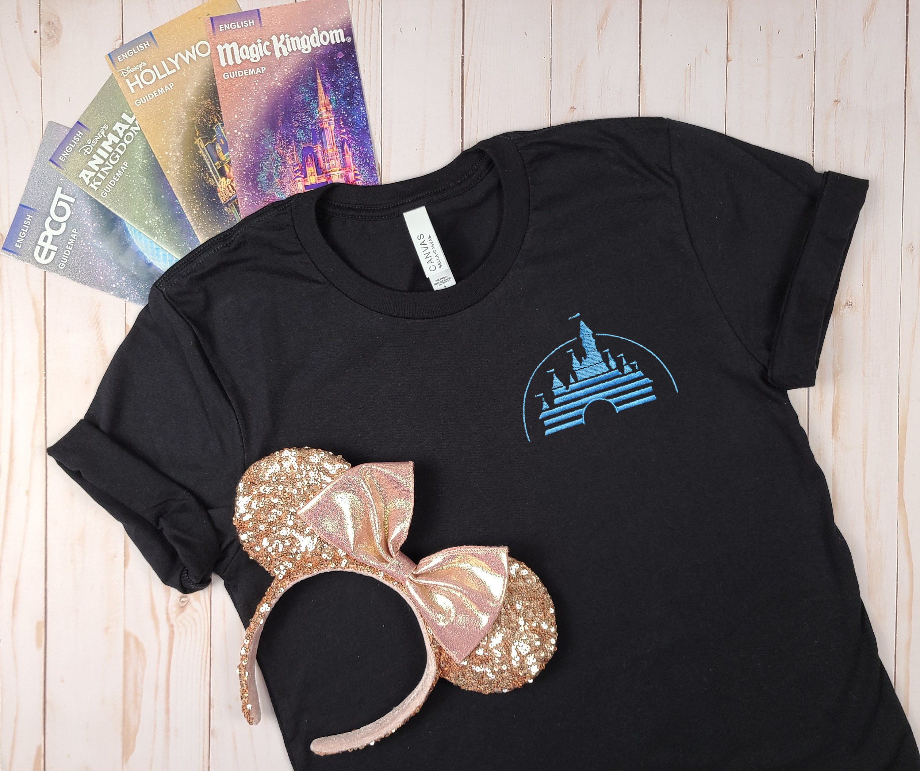 Vintage Disney Castle Embroidered Unisex Shirt for Disneyland and Walt Disney World Park Trips - photo 10