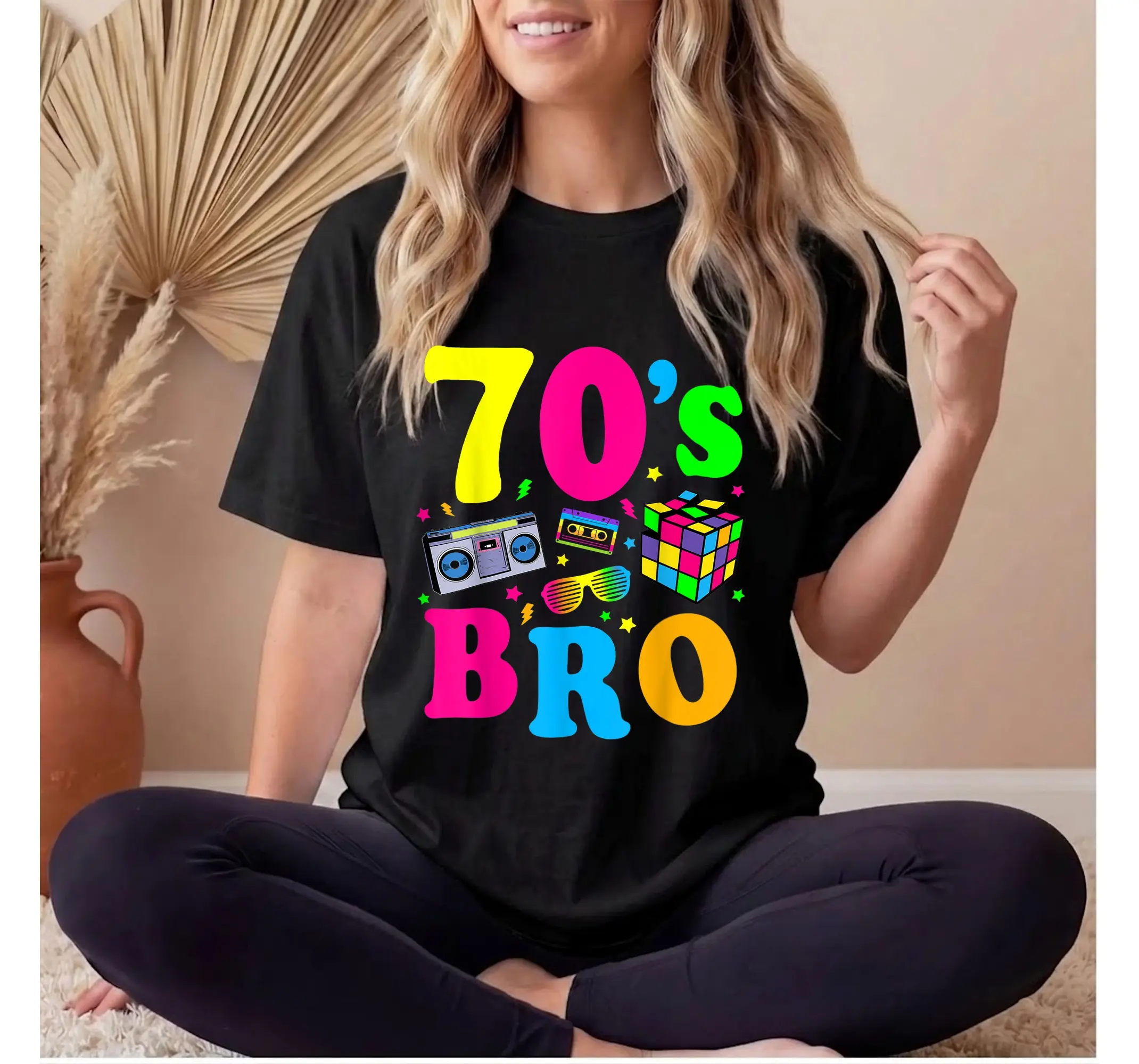 1970s Bro Costume Tee, Retro 70s 80s Disco Party Funny Halloween T-Shirt - photo 2