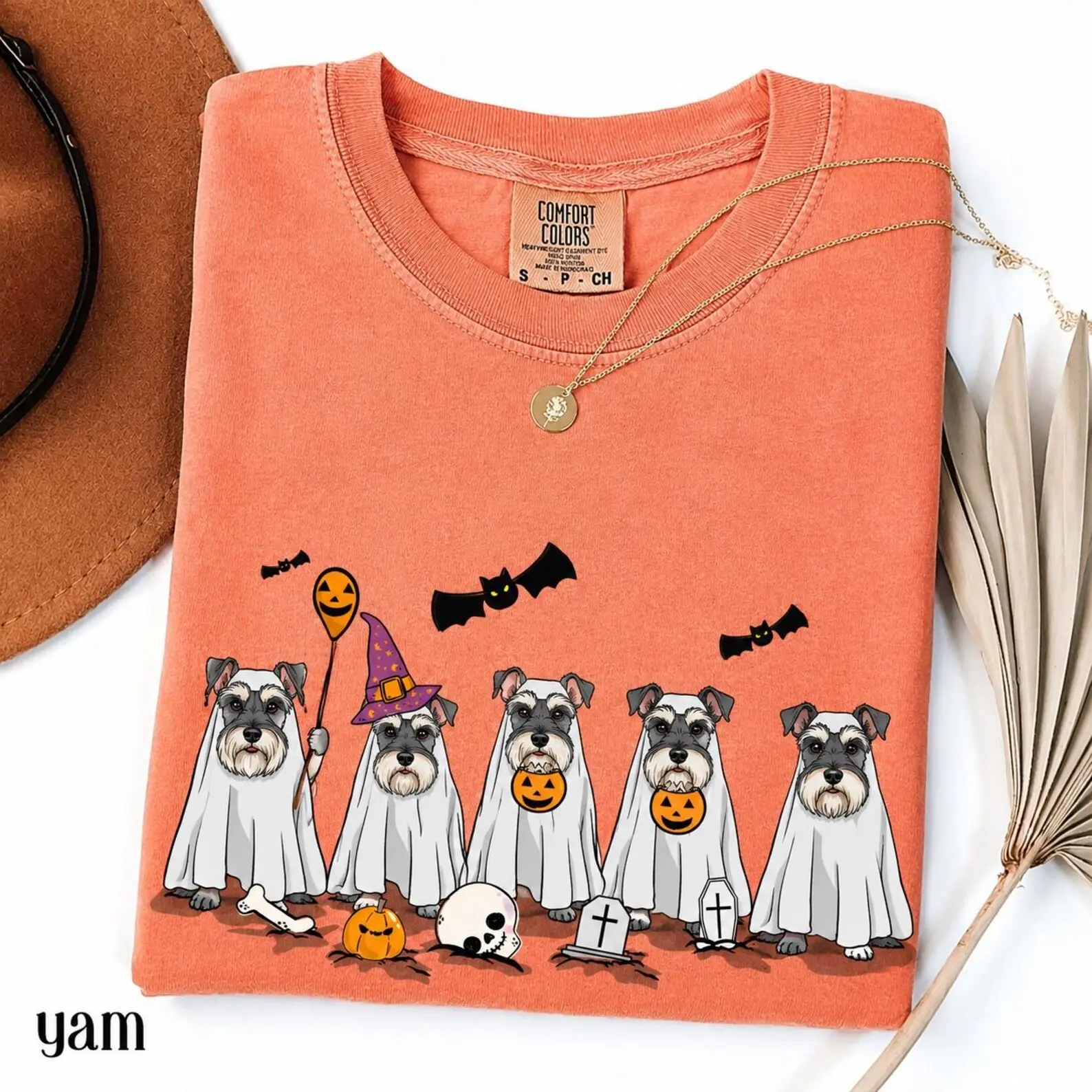 Comfort Colors Halloween Dog Breeds Yam Shirt, Cute Pet Mom Lover Graphic Tee, 30+ Options - photo 3