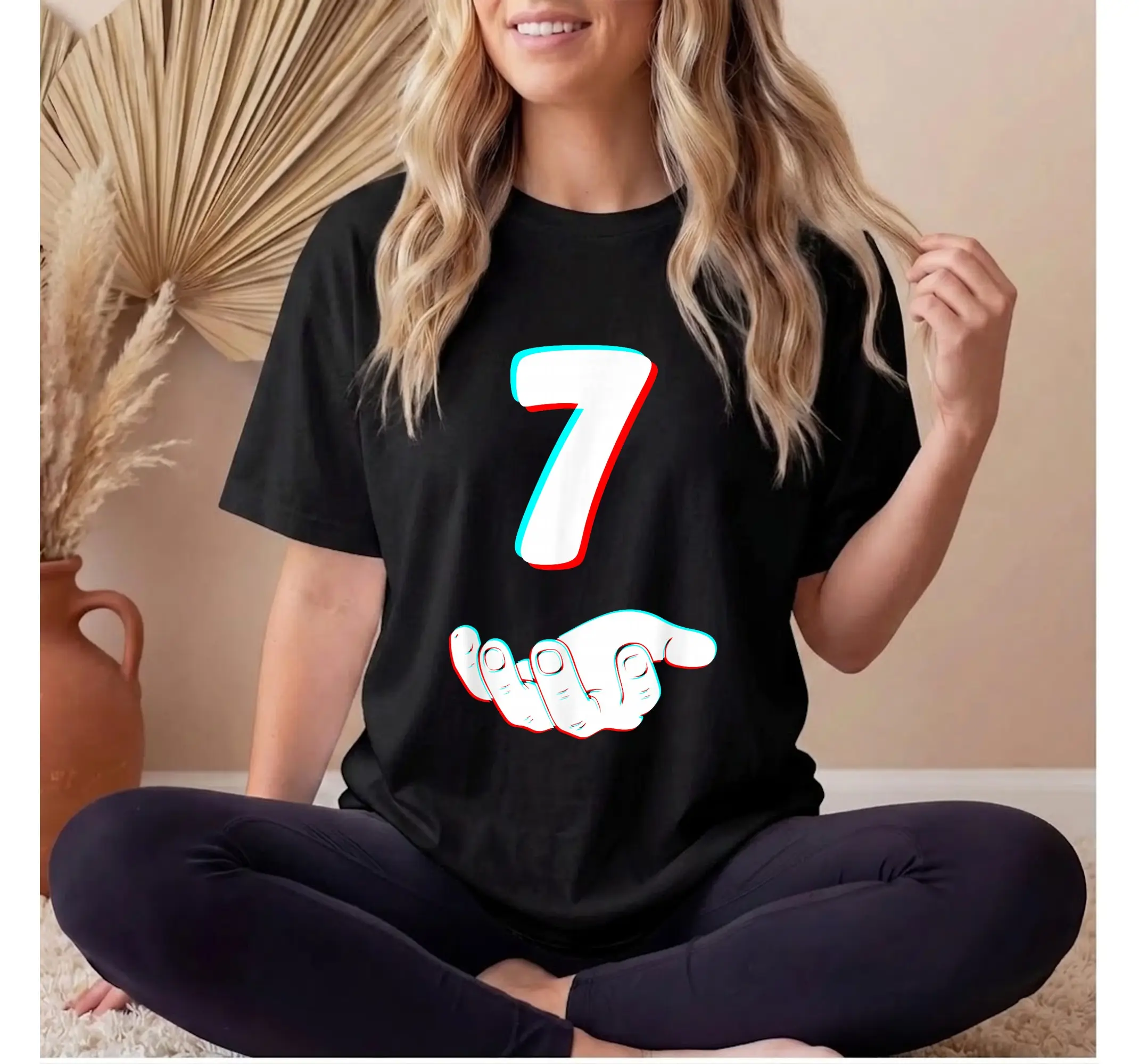 67 Meme Matching Couple Shirt, Funny Six Seven Halloween Costume Graphic Tee - photo 2
