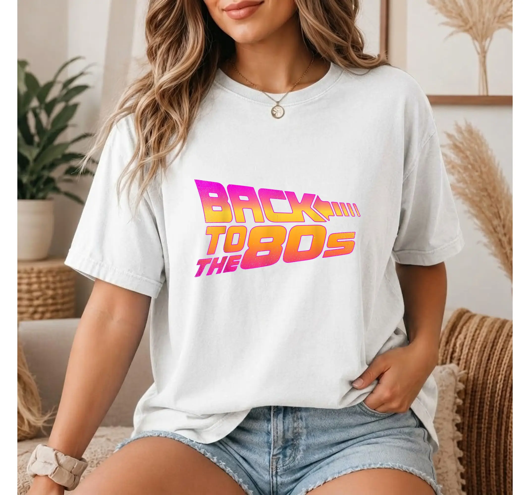 80s Retro Halloween Costume Shirt, Vintage 1980s Party Nostalgic Fancy Dress Graphic Tee - photo 3