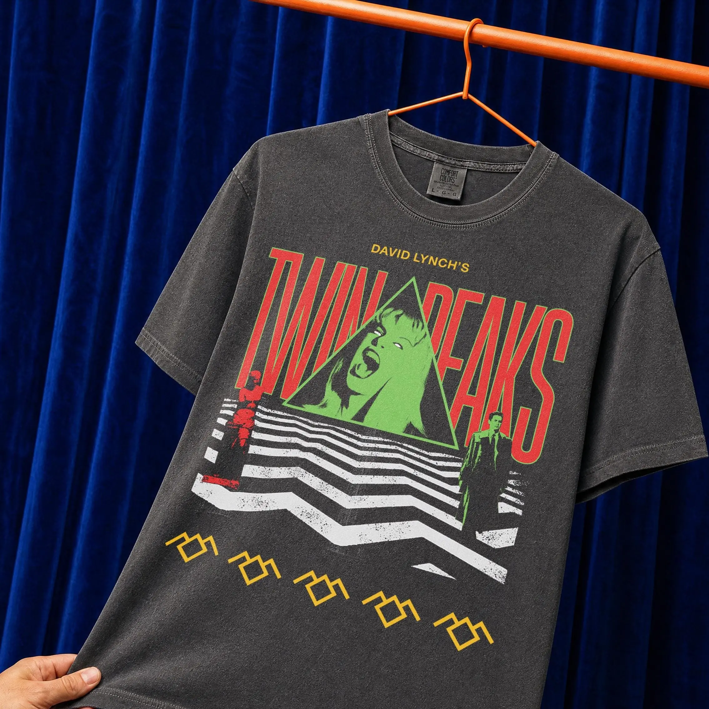 Retro 90s TV Show Graphic Tee, David Lynch Laura Palmer Vintage Cult Horror Mystery Unisex Shirt - photo 4