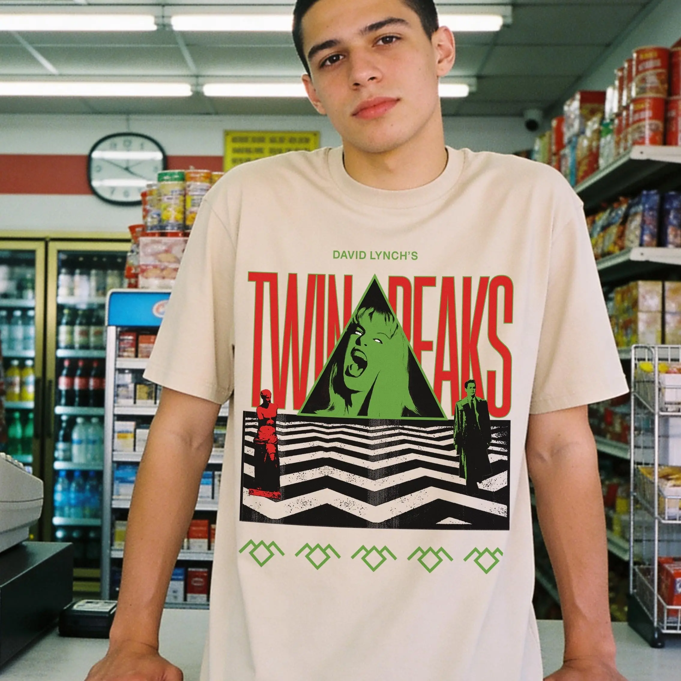 Retro 90s TV Show Graphic Tee, David Lynch Laura Palmer Vintage Cult Horror Mystery Unisex Shirt - photo 5