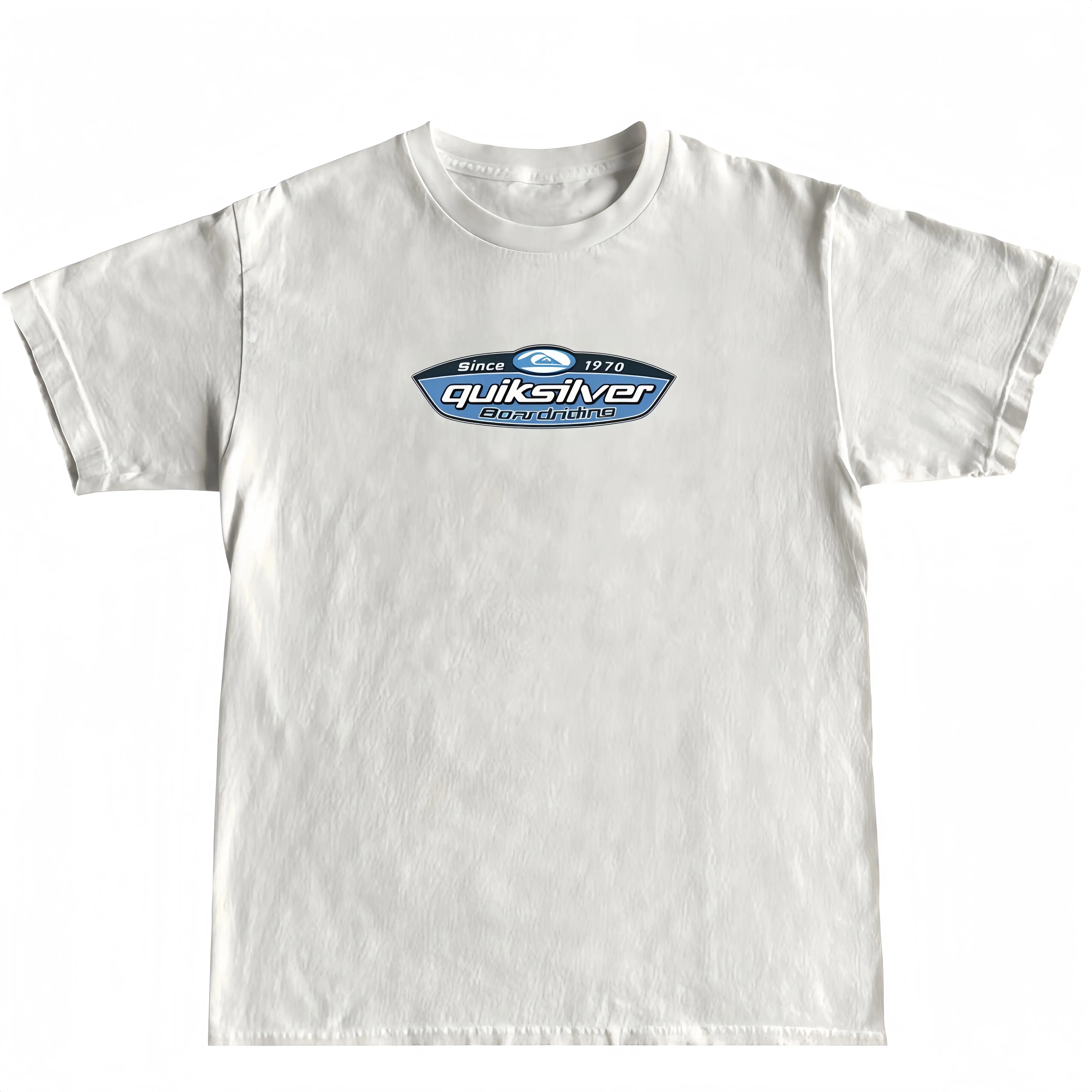 90s Vintage Surf Graphic Tee, Women's Heavyweight Cotton Round Neck T-Shirt, Casual Skate Athletic Preppy Streetwear Top