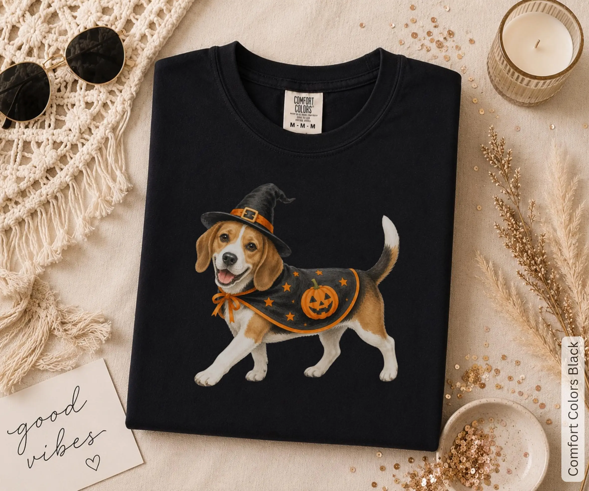 Beagle Halloween Shirt, Pumpkin Dog Costume Tee, Funny Fall Dog Lover Gift
