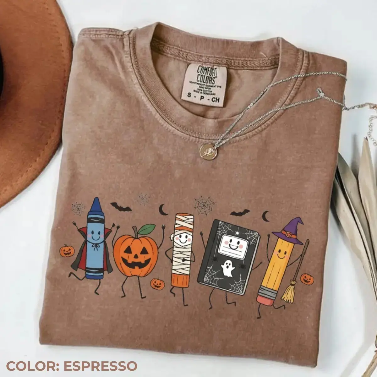 Comfort Color Halloween Teacher Life Shirt, Funny Preschool Back To School Gift Supplies Tee