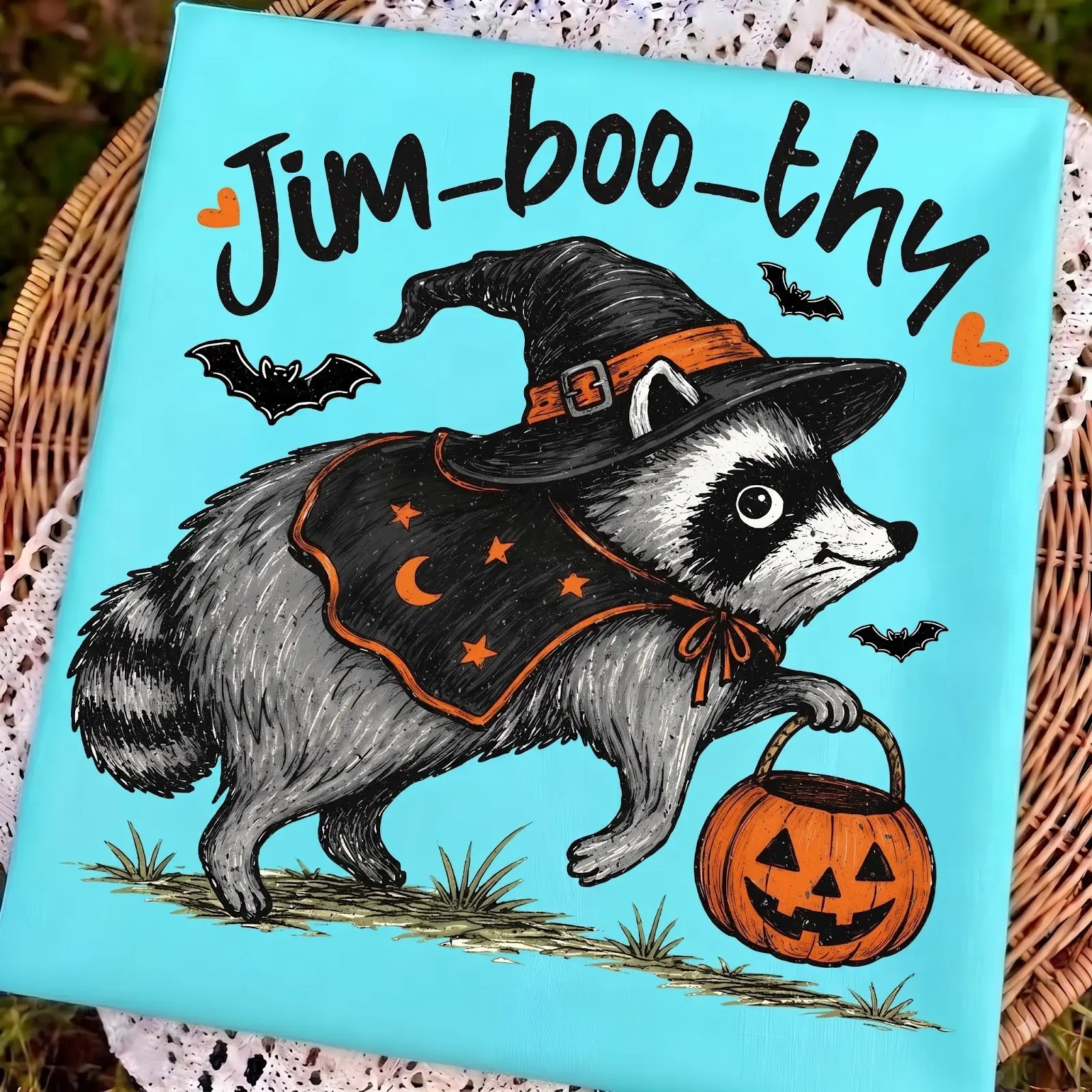 Comfort Colors Jimothy Funny Racoon T-Shirt, Fall Halloween Graphic Tee, Cute Trendy Top for Women - photo 2